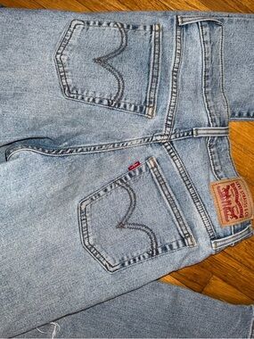 Levi's Light Blue Denim Wedgie Straight Jeans